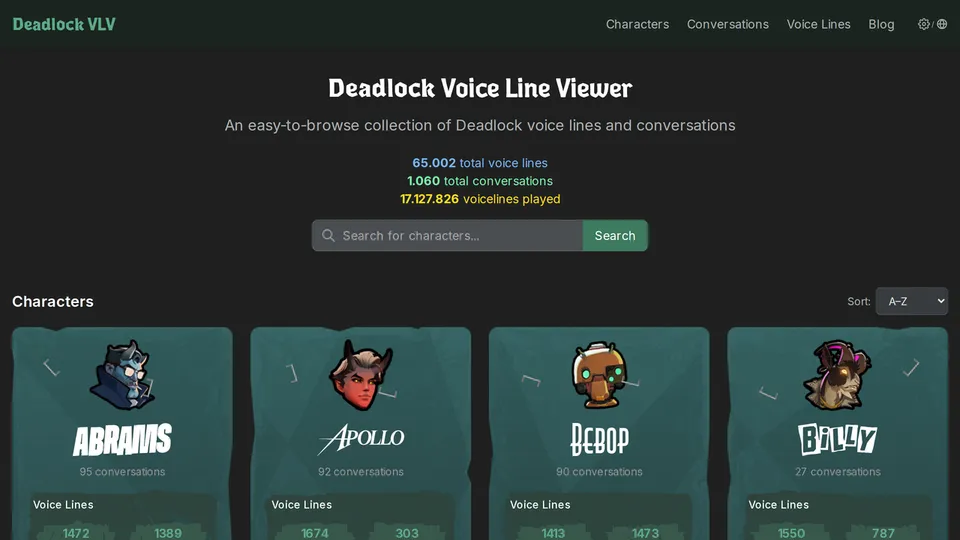 Voice Line Viewer